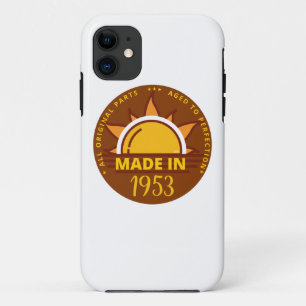 MADE IN 1953 funny birthday gift iPhone 11 Case