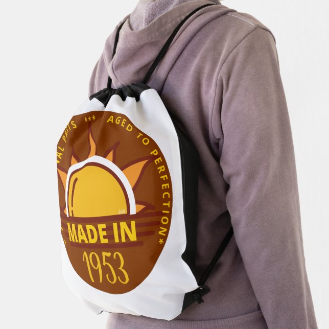 MADE IN 1953 funny birthday gift                   Drawstring Bag (Insitu)