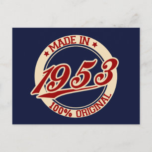 Made In 1953 Postcard