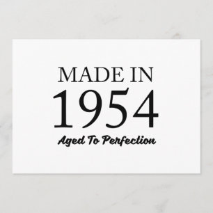 Made In 1954 Card