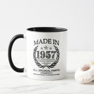 Made in 1957 - Funny 60th Birthday Mug