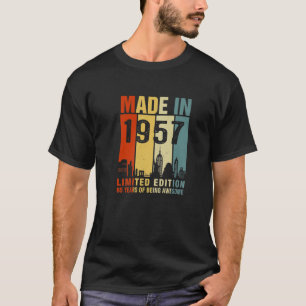 Made In 1957 Limited Edition 65 Years Of Being Awe T-Shirt