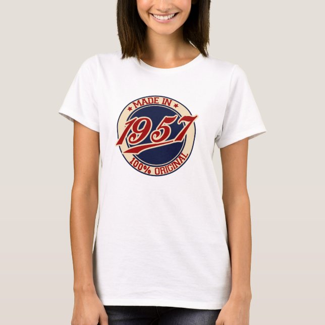 Made In 1957 T-Shirt (Front)