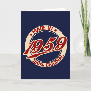 Made In 1959 Card