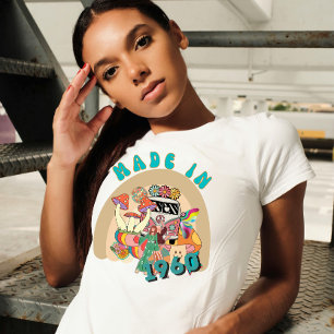 Made in 1960 Birthday Milestone  T-Shirt
