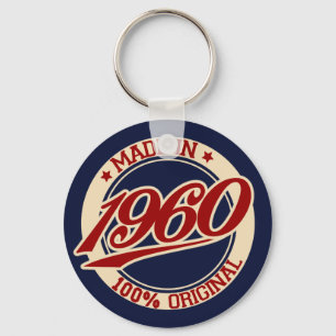 Made In 1960 Keychain