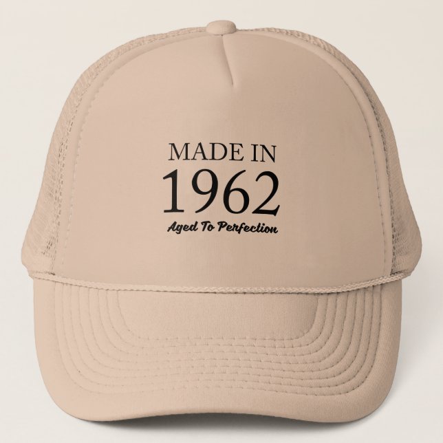 Made In 1962 Trucker Hat (Front)