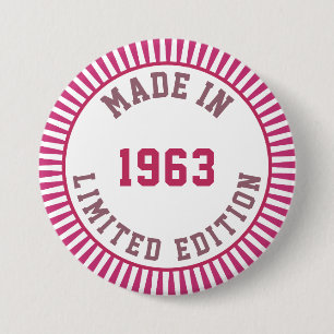 Made in 1963 button