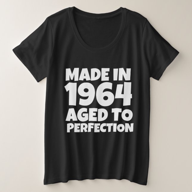 MADE IN 1964 BIRTHDAY T-SHIRTS (Design Front)