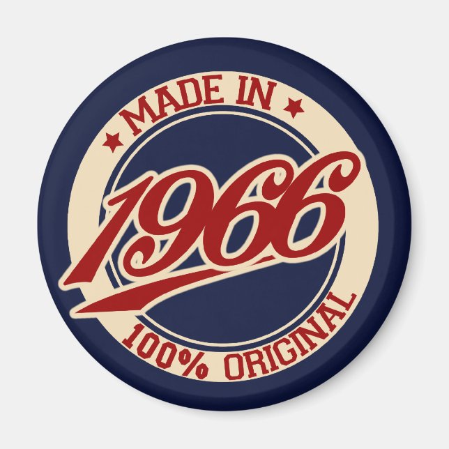 Made In 1966 Magnet (Front)