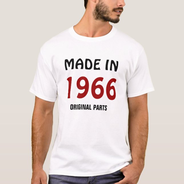Made in 1966, Original Parts T-Shirt (Front)