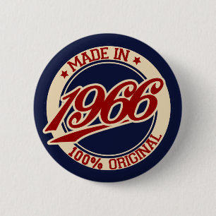 Made In 1966 Pinback Button