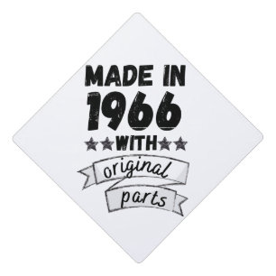 made in 1966 with original parts, graduation cap topper