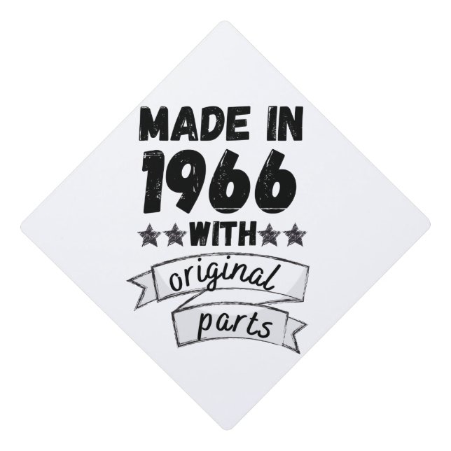 made in 1966 with original parts, graduation cap topper (Front)