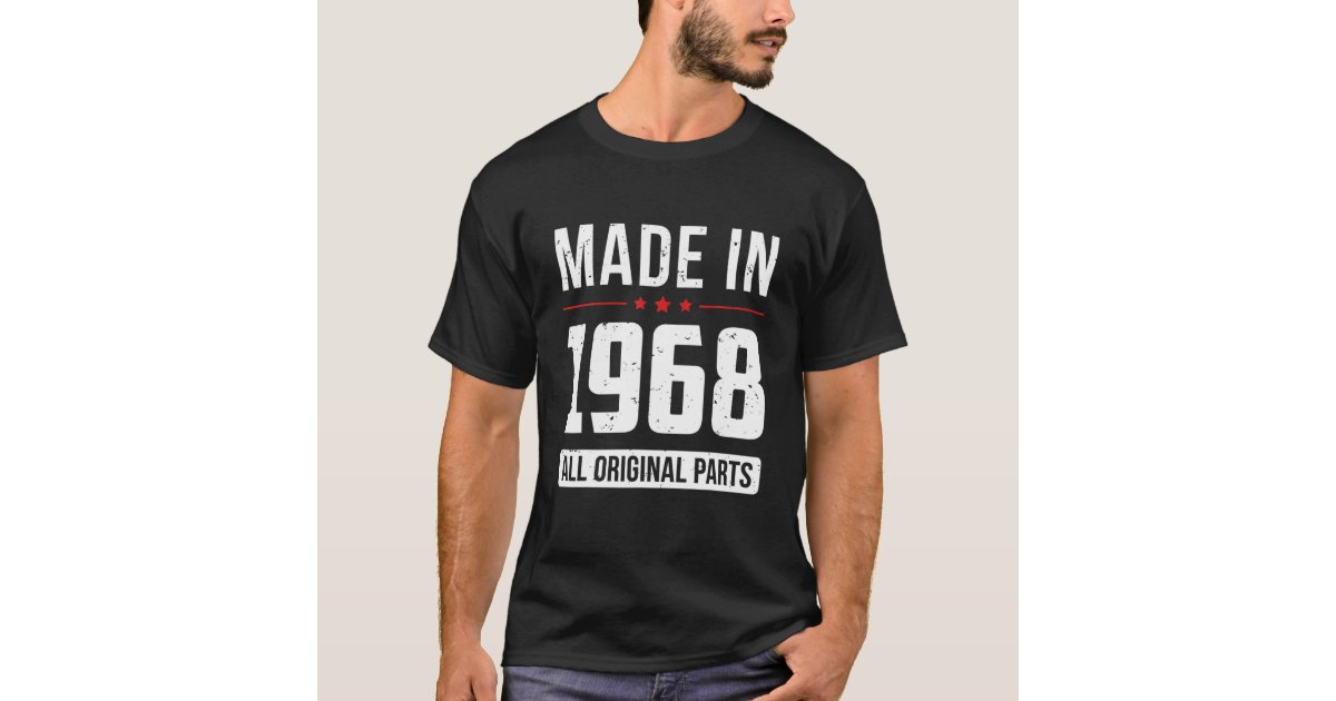 T-shirt-Oldtimer año de construcción 1968-gracioso proverbios camisa regalo de cumpleaños 49.