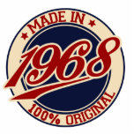 Made In 1968 Statuette<br><div class="desc">"made in 68" 68 60s 1968 "made in 1968" "born in" "made in the 60s" 60's born birthday retro "old school" vintage</div>