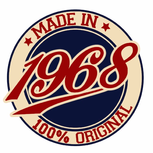 Made In 1968 Statuette (Front)