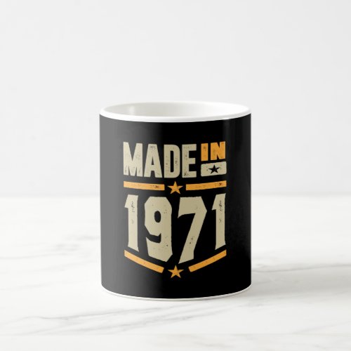 Made In 1971 Birthday Gift Coffee Mug