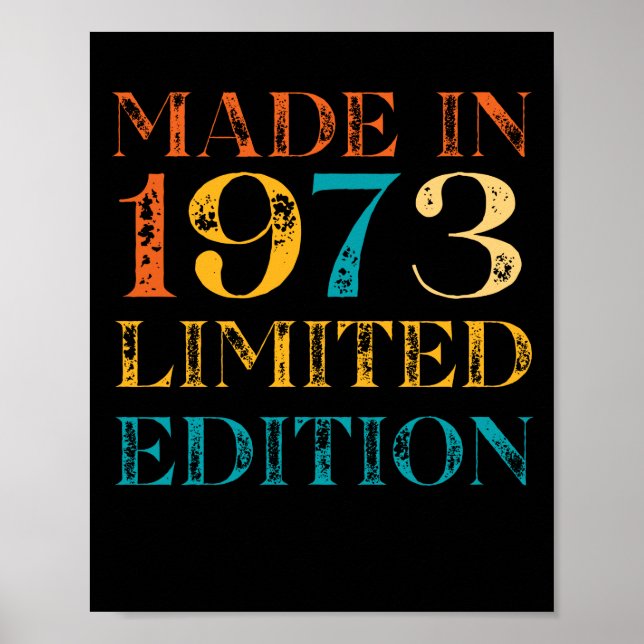 Made In 1973 Poster (Front)