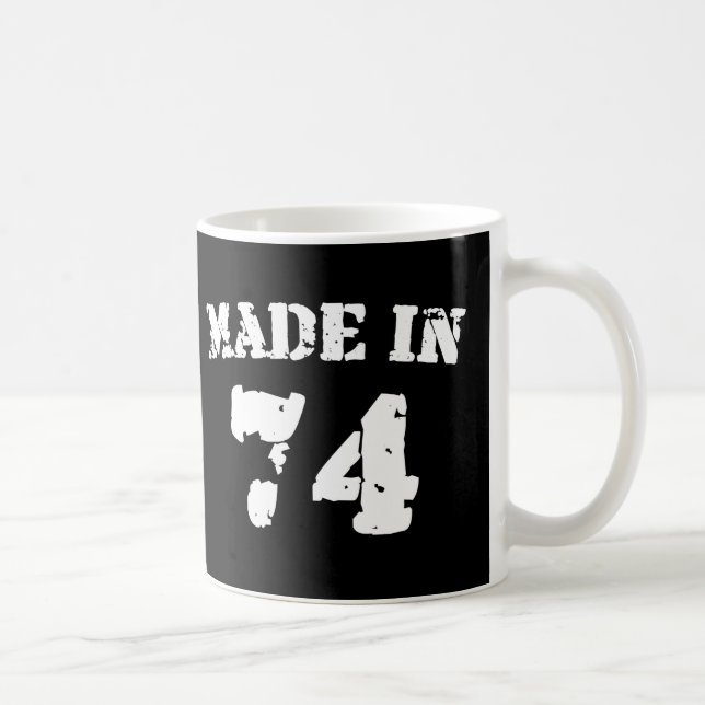 Made In 1974 Coffee Mug (Right)