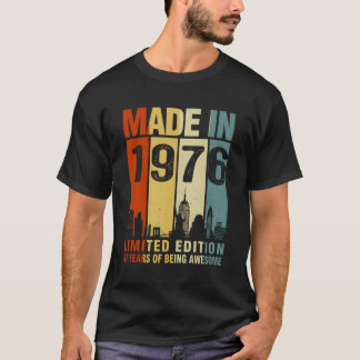 Made In 1976 47 Years Of Being Awesome T-Shirt