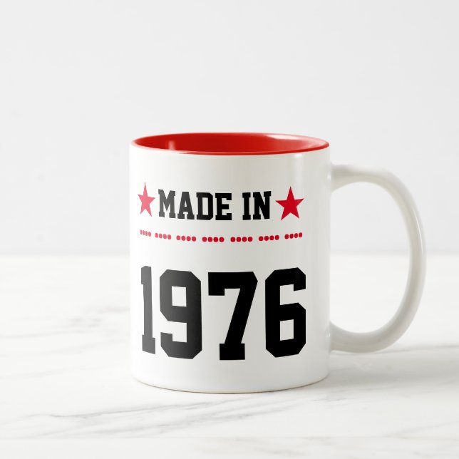 Made in 1976 Two-Tone coffee mug (Right)