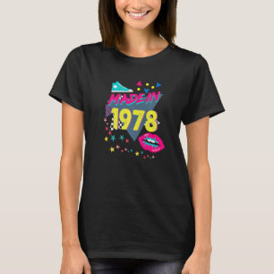 Made In 1978 44th Birthday 80s 90s 1990s 1980s Nos T-Shirt