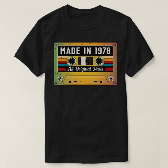 Made in 1978 T-Shirt (Design Front)