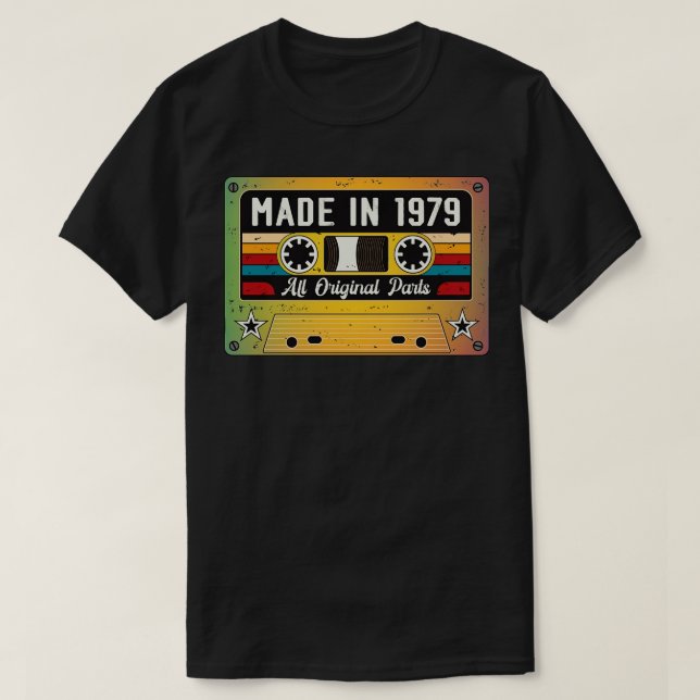 Made in 1979 T-Shirt (Design Front)