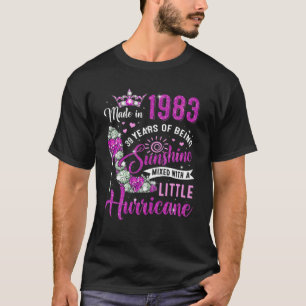 Made In 1983 39 Year Old Gifts Womens Sunshine 39T T-Shirt