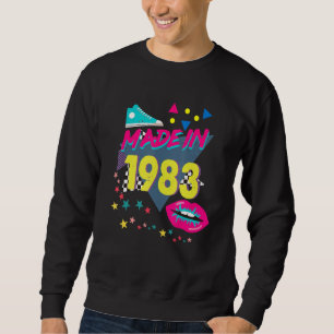 Made In 1983 39th Birthday 80s 90s 1990s 1980s Nos Sweatshirt