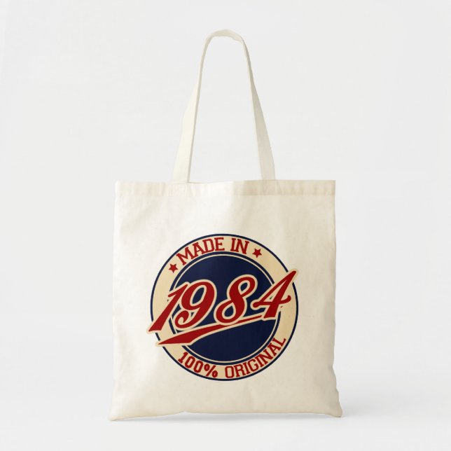 Made In 1984 Tote Bag (Front)