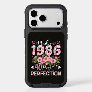 Made In 1986 40 Years Of Perfection Floral iPhone 17 Pro Max Case