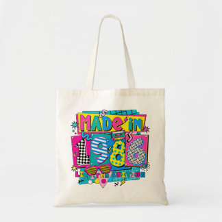Made in 1986 Limited Edition Retro 80s Tote Bag