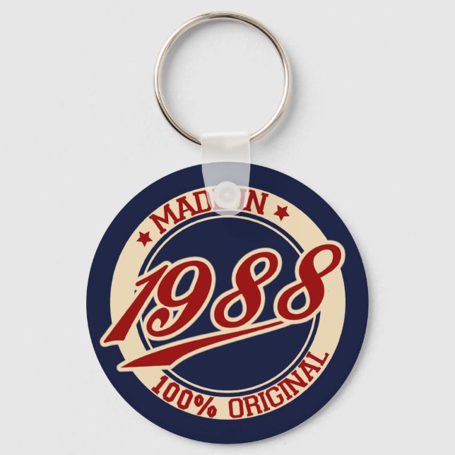 Made In 1988 Keychain (Front)