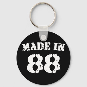 Made In 1988 Keychain