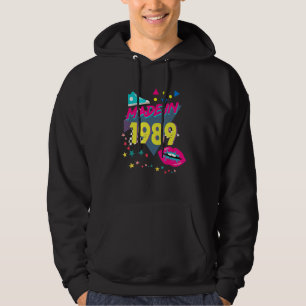 Made In 1989 33rd Birthday 80s 90s 1990s 1980s Nos Hoodie