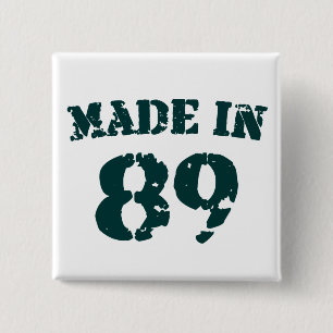 Made In 1989 Button