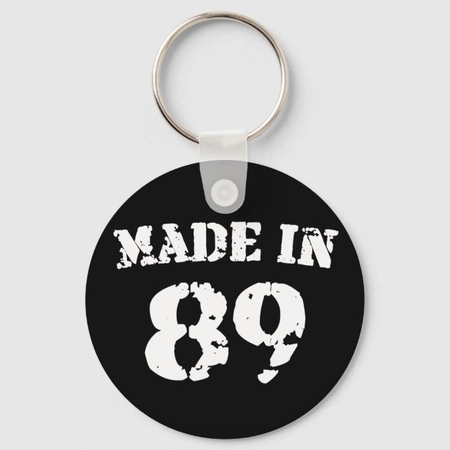 Made In 1989 Keychain (Front)