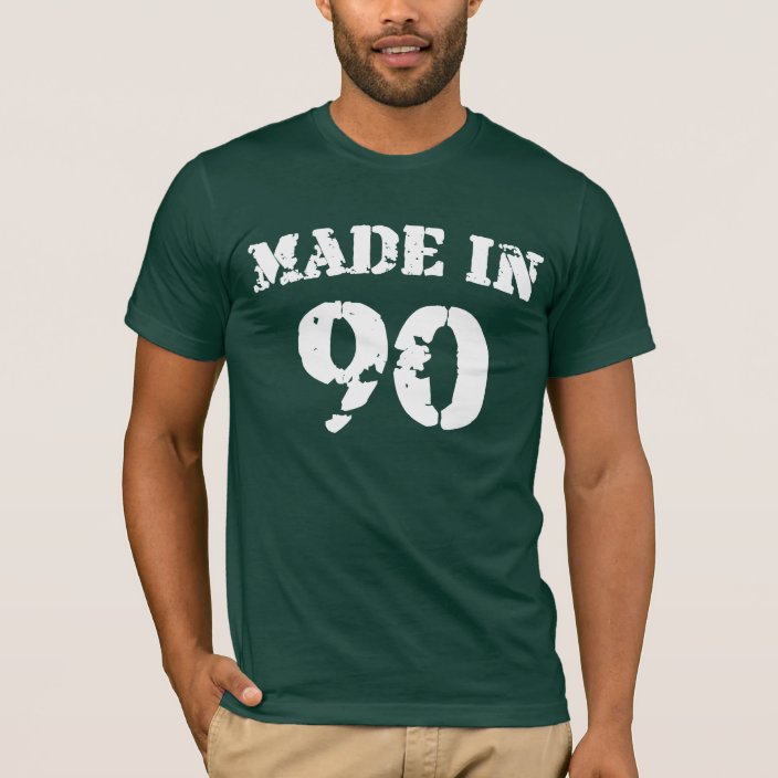 made in 1990 t shirt