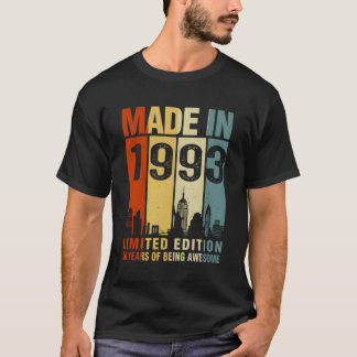 Made In 1993 30 Years Of Being Awesome T-Shirt