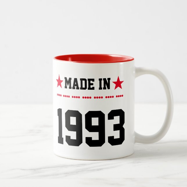 Made in 1993 Two-Tone coffee mug (Right)