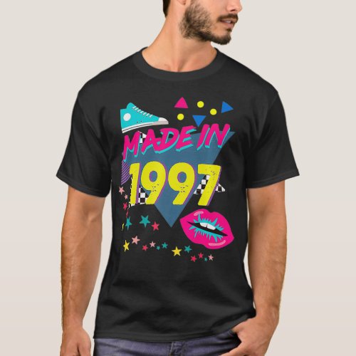 Made In 1997 25th Birthday 80s 90s 1990s 1980s Nos T_Shirt