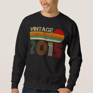 Made In 7 Year Old  Vintage 2015 7th Birthday Sweatshirt