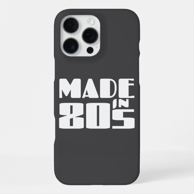 Made in 80s iPhone case (Back)