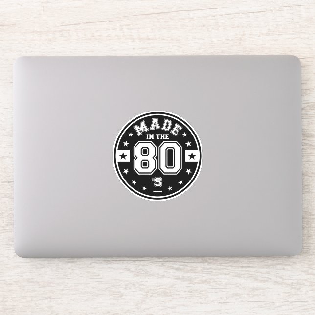 Made In 80s Sticker (Computer)