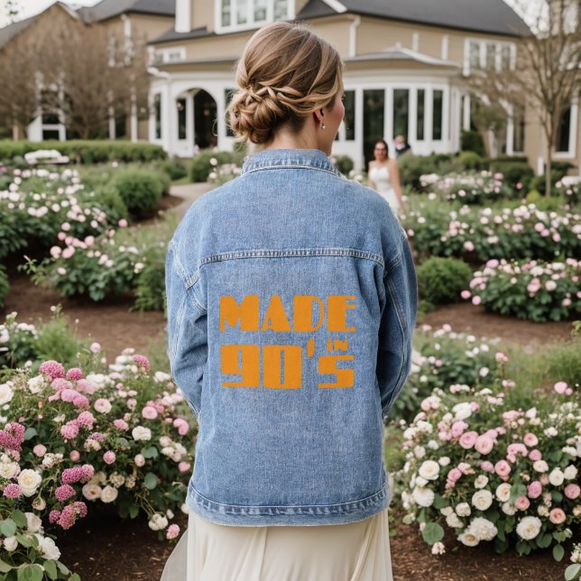 Made in 90's denim jacket (Wedding Back)
