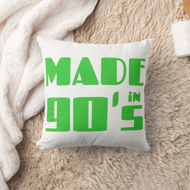 Made in 90's throw pillow (Blanket)