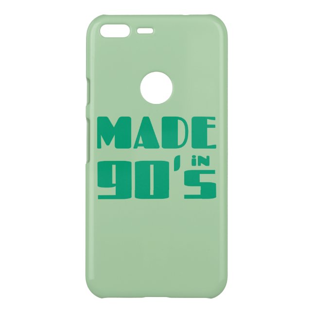 Made in 90's uncommon google pixel XL case (Back)