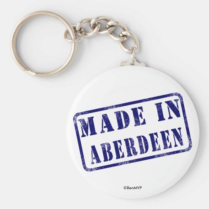 Made in Aberdeen Key Chain